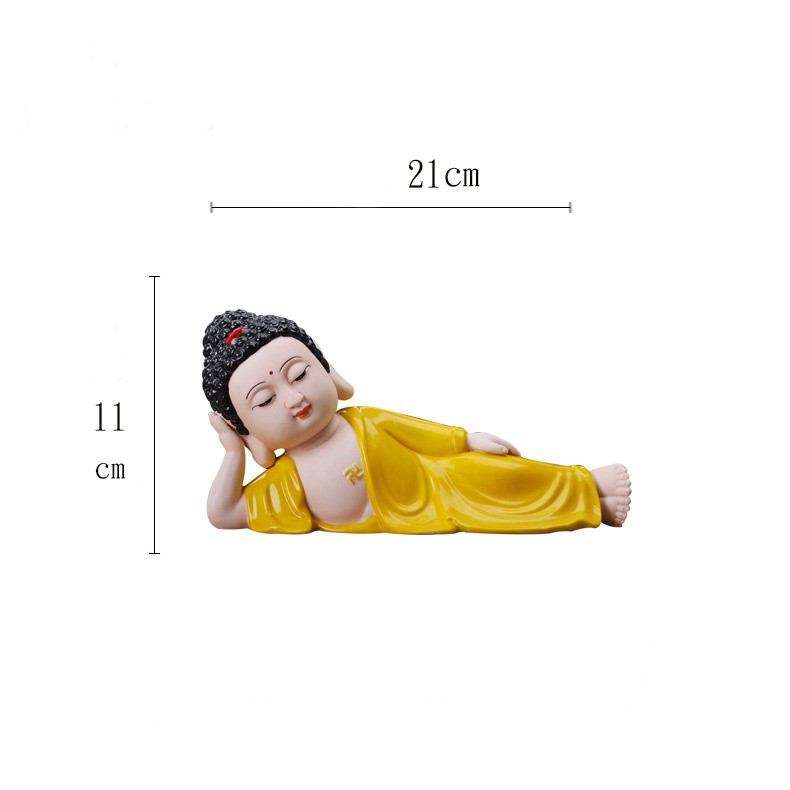 Tượng Phật Nằm Niết Bàn Size Lớn (21 x 11cm)