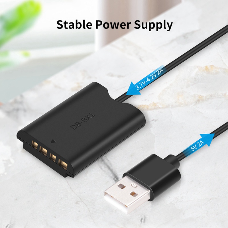 Pin Sạc Cổng USB-A Nbx1 Cho Máy Ảnh Sony ZV-1 RX100 M7 M6 M5 RX1R HX50 HX90 HX300 HX400