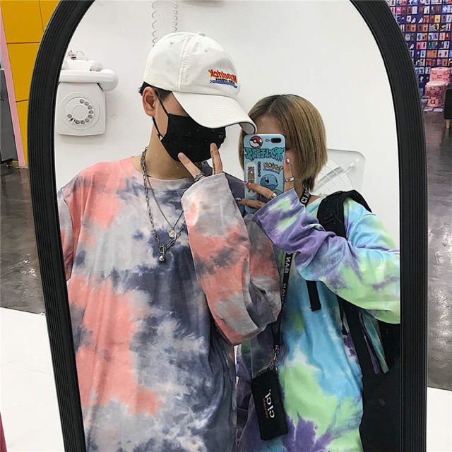 Longsleeve tie dye/ áo tay dài