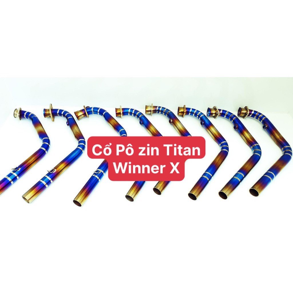 Cổ Pô Titan Nối Zin cho Ex150, winner X, R15 TẶNG KÈM ỐNG NỐI