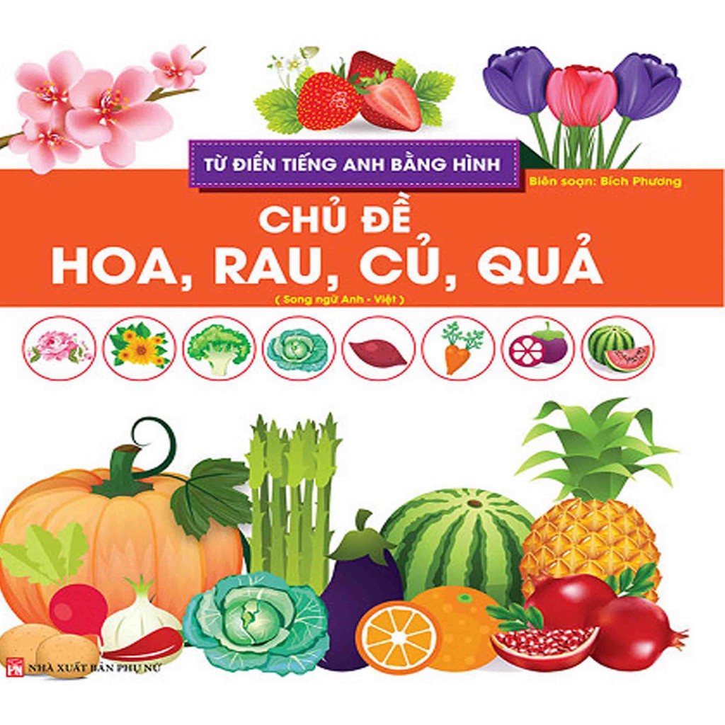 Sách_ Từ Điển Tiếng Anh Bằng Hình - Chủ Đề Rau, Củ, Quả