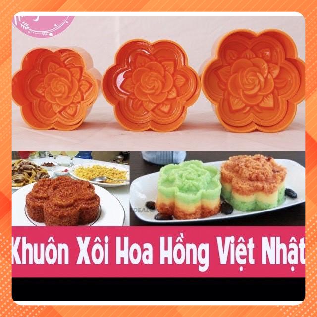 Khuôn xôi hình bông hoa hồng Đủ size siêu đẹp