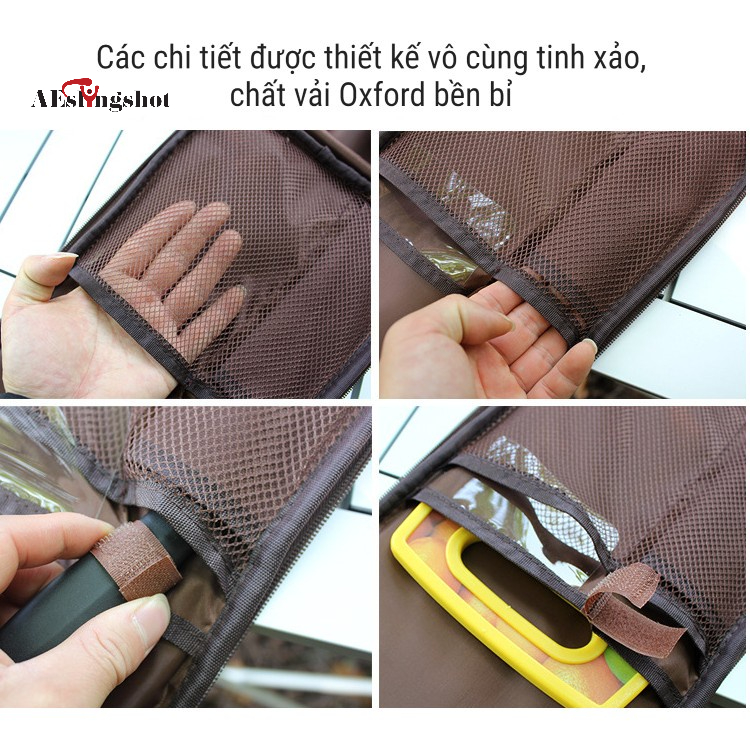 Bộ dụng cụ nấu ăn dã ngoại có túi đựng tiện lợi - Bộ dụng cụ nấu ăn 8 món dùng khi đi du lịch, dã ngoại [DCP5]