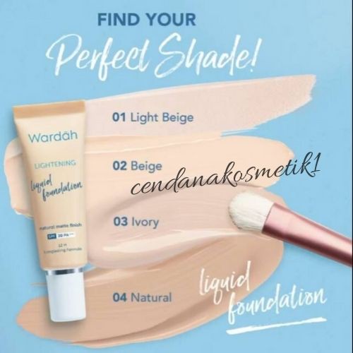 (Hàng Mới Về) Kem Nền Dạng Lỏng Làm Sáng Da Dung Tích 25ml Wardah | BigBuy360 - bigbuy360.vn