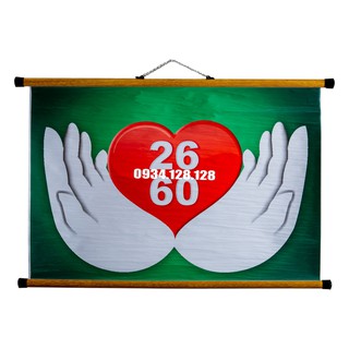 Tranh 26-60 – Thông điệp tình yêu thương (khổ A1)