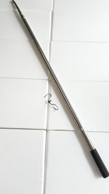 Sào gác chim, sào treo đồ đa năng dài 6m kéo rút inox + liềm cắt