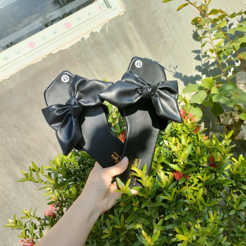 Dép bigsize bảng nơ to