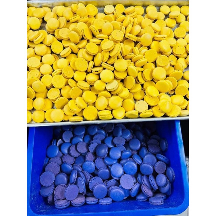 đồ trang trí làm bánh kem [FREESHIP❤️] Vỉ 30 chiếc bánh macaron siêu ngon