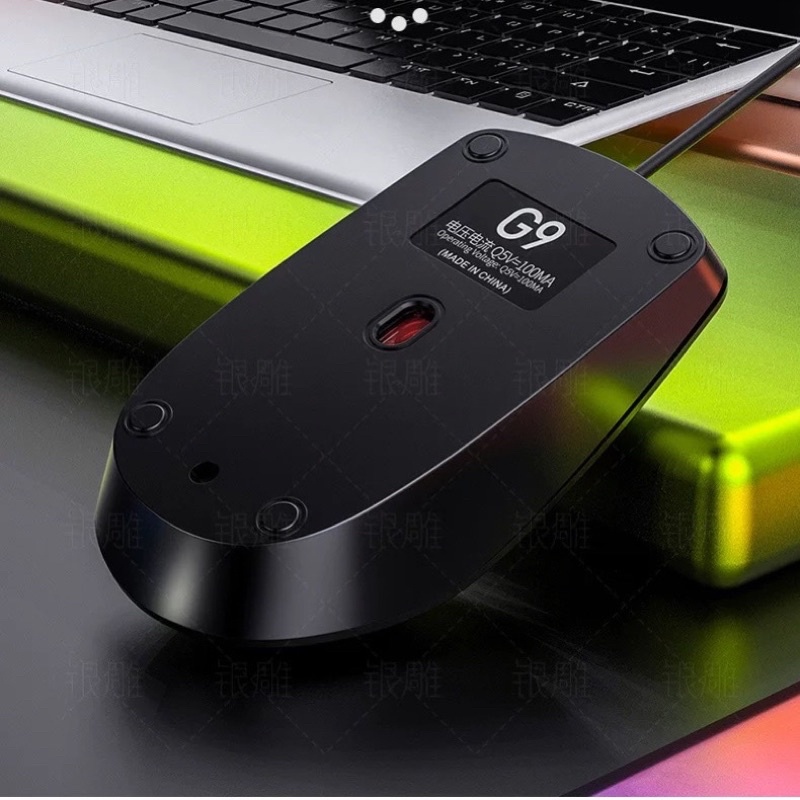 Chuột Máy Tính Laptop YINOIAO G9 Gaming Có Dây Làm Việc Văn Phòng Thiết Kế Tân Cổ Điển-THModern