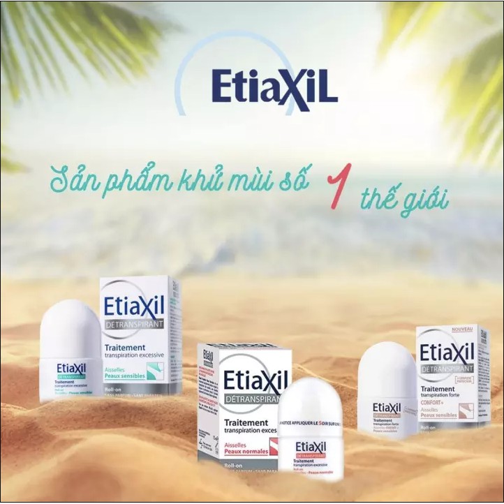 [MẪU MỚI] Lăn khử mùi Etiaxil Confort+ Nâu da siêu nhạy cảm 15ml - Cila House