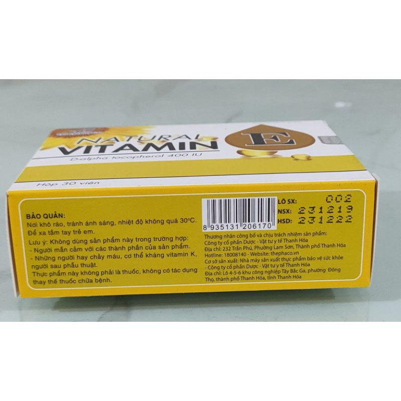 VITAMIN E 🌻 Giúp bổ sung vitamin E, hỗ trợ chống oxy hóa, hạn chế quá trình lão hóa da, giúp bảo vệ sưc khỏe cho da 🌻 | Thế Giới Skin Care