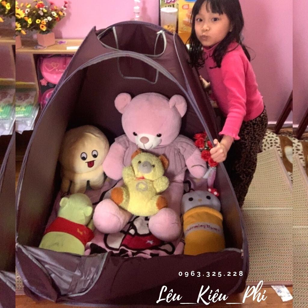 Lều xông hơi sau sinh (Màu ngẫu nhiên) - Liều xông hơi chui đầu  tự bung cao cấp tại nhà Kiều Phi