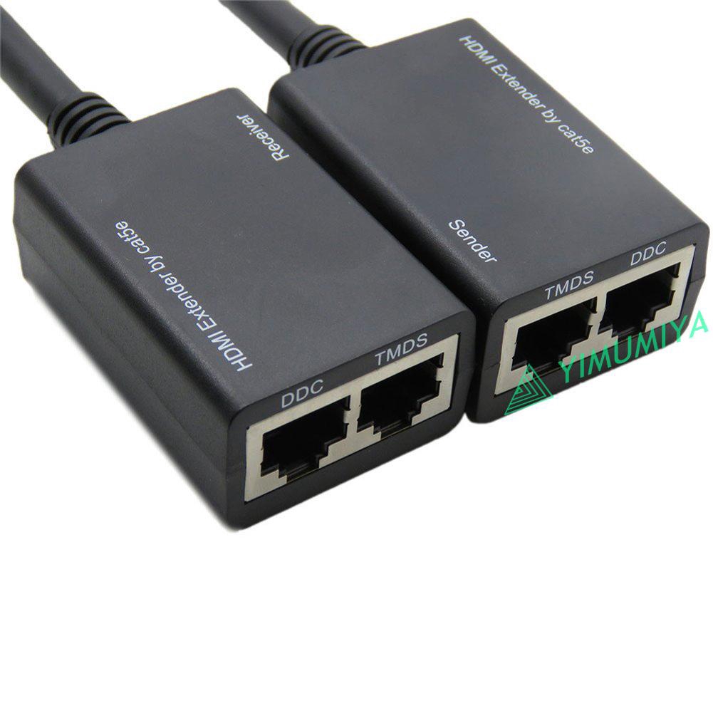 Bộ Khuếch Đại Tín Hiệu Hdmi Rj45 Cat5E Cat6 Utp Lan Ethernet Balun-1080P 3d