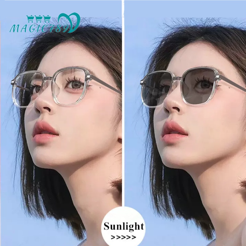 Kính Mát Phân Cực Chống Bức Xạ Thay Đổi Màu Sắc Thời Trang Cho Nam Và Nữ Magic789
