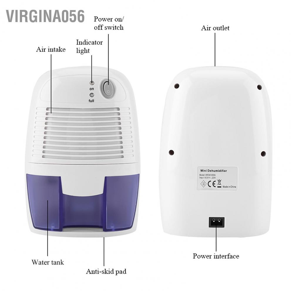 Máy Tạo Độ Ẩm Không Khí Mini Tự Động Virgina056 110-240v Cho Tủ Quần Áo