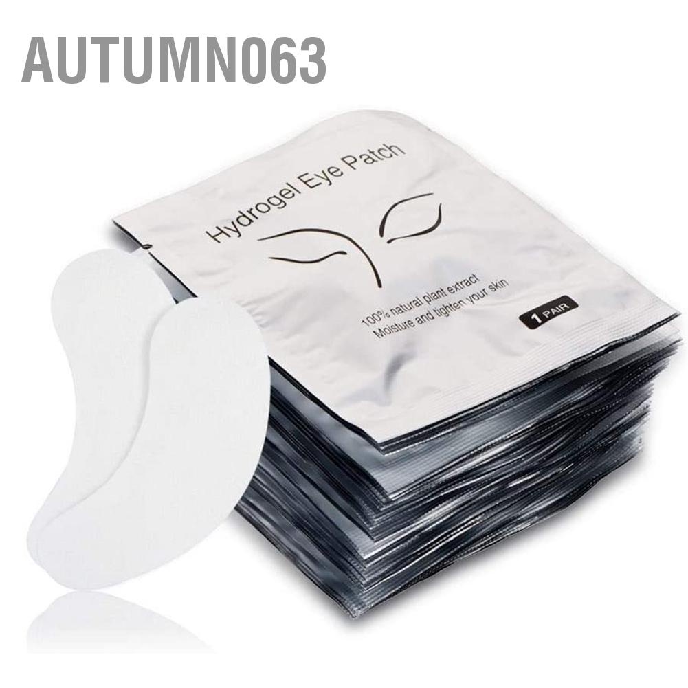 200 cặp Ghép dán lông mi Gel dưỡng ẩm Eye Film Patch Mask Dụng cụ mở rộng lông mi Autumn063