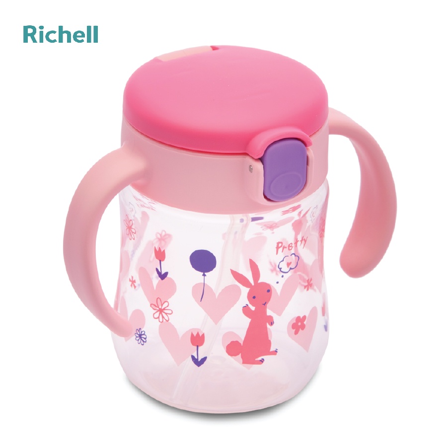 Cốc ống hút T.L.I Richell