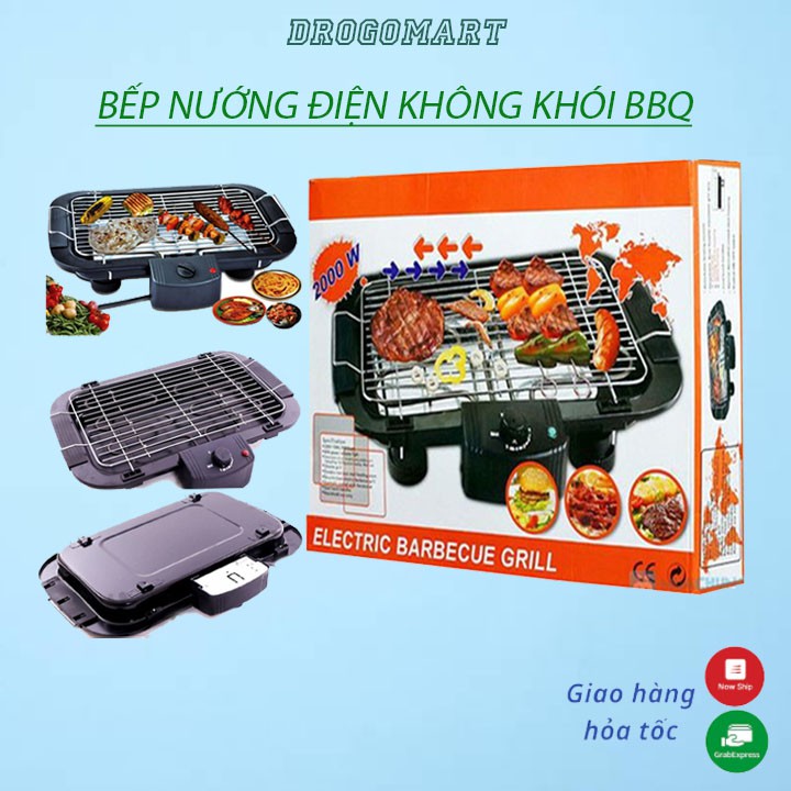 Bếp nướng điện không khói BBQ Hàn Quốc Electric Barbecue Grill công suất 1800W