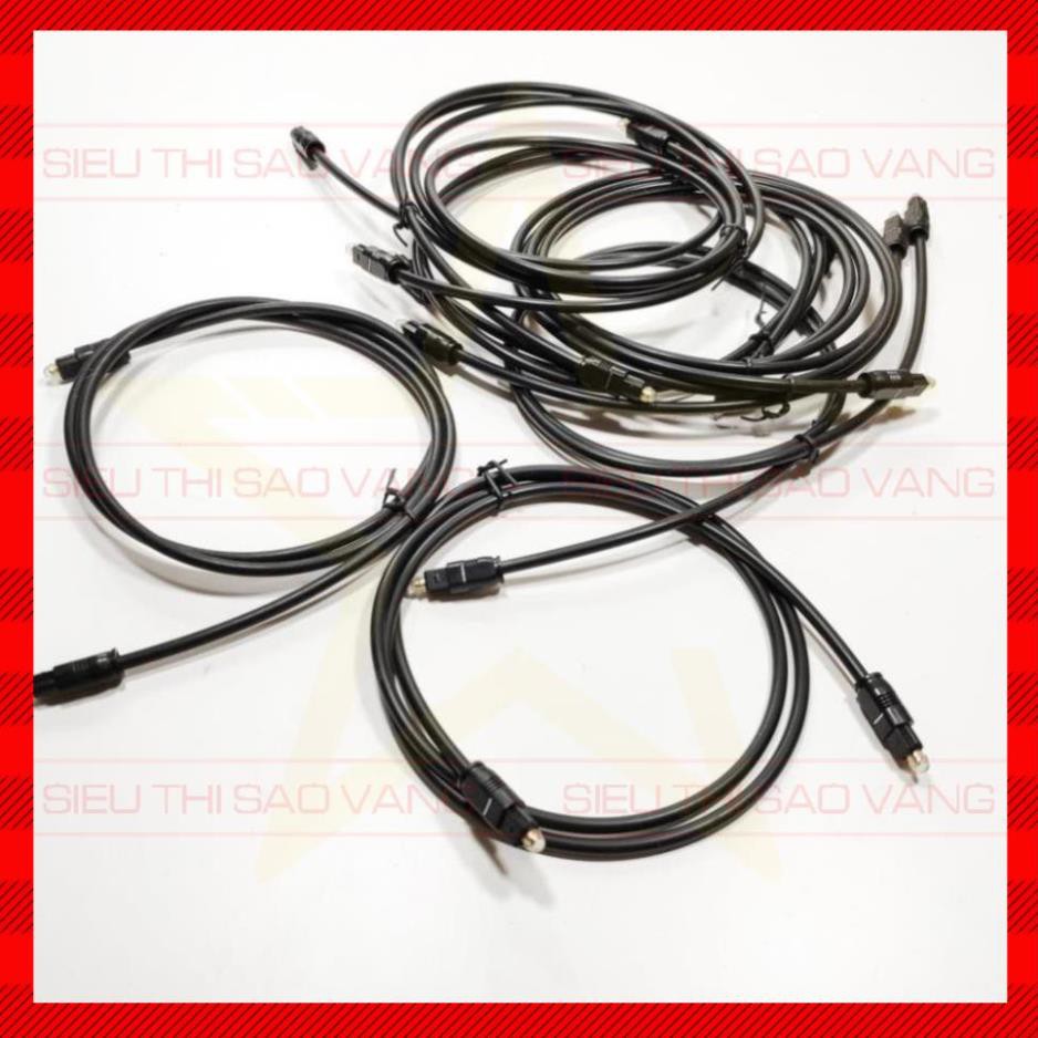 Cáp Optical audio nhựa đen tiêu chuẩn - Toslink