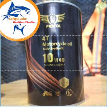 Nhớt xe máy Petrol power 1 10W40, sạch động cơ bằng súc động cơ thunder trước khi thay nhớt petrol Power 1