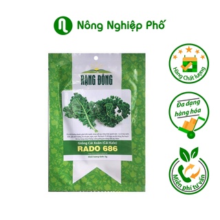 Hạt giống cải xoăn rạng đông rado 686 - gói 5g
