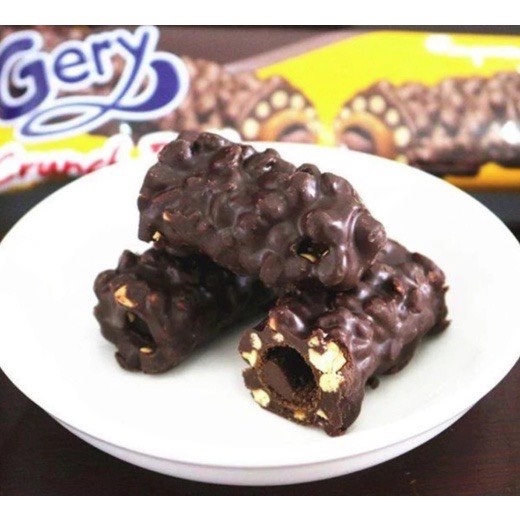 Bánh cuộn phủ Socola Gery Crunch Roll Hộp 276g