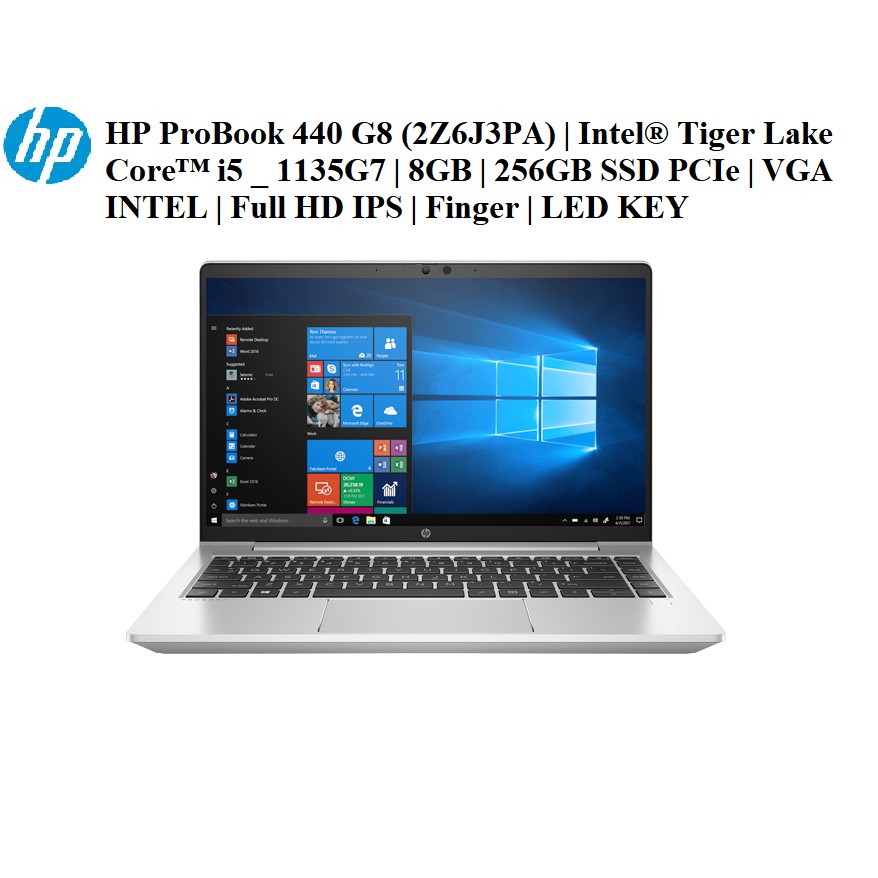 LapTop HP ProBook 440 G8 2Z6J3PA | Core i5 _ 1135G7 | 8GB | 256GB SSD PCIe | 14 inch Full HD IPS | FreeDos | FingerPrint | BigBuy360 - bigbuy360.vn