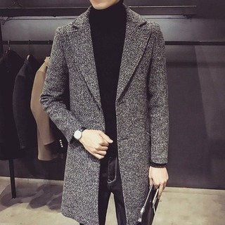 Áo Dạ Măng Tô Nam Dáng Dài Chất Đẹp Cứng Dáng