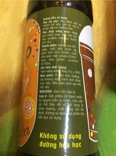 Siro đường đen 700ml