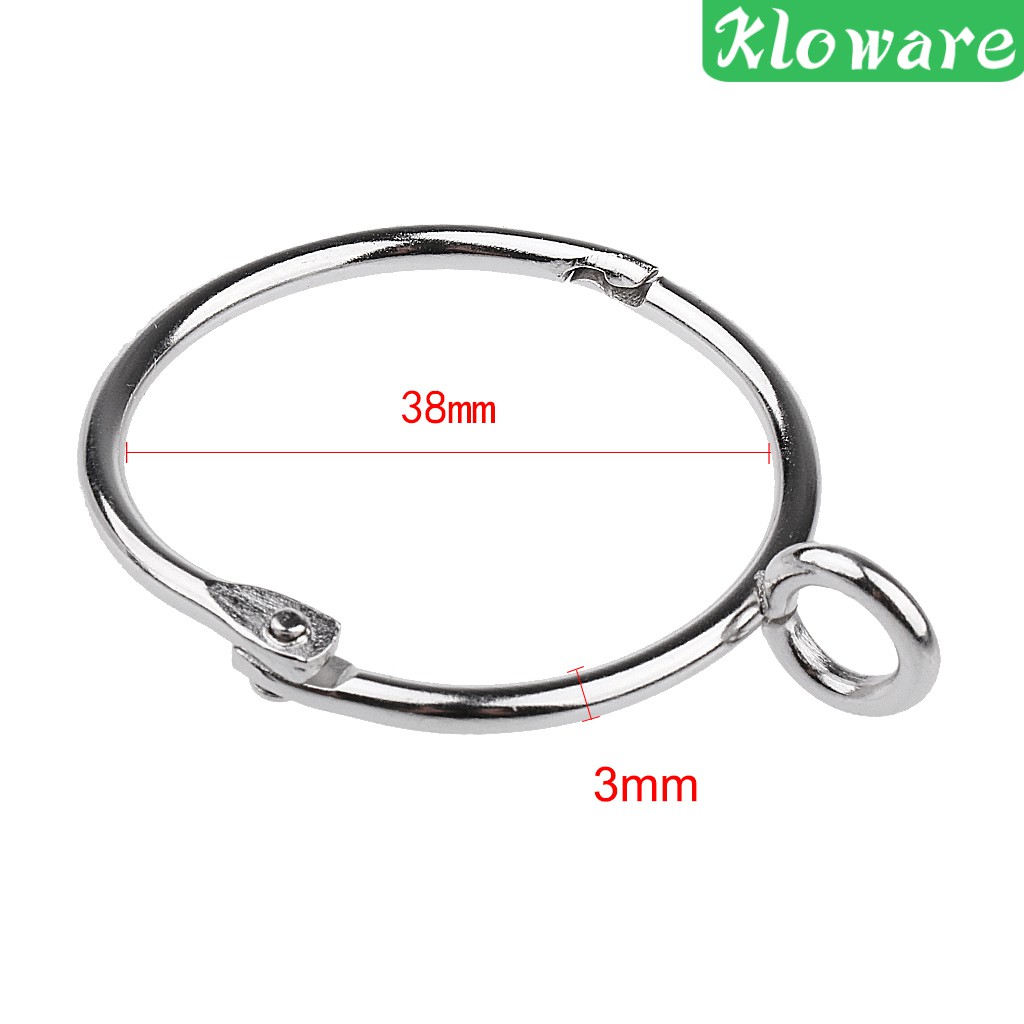 Set 12 Khoen Rèm Cửa Kim Loại Đường Kính 38mm