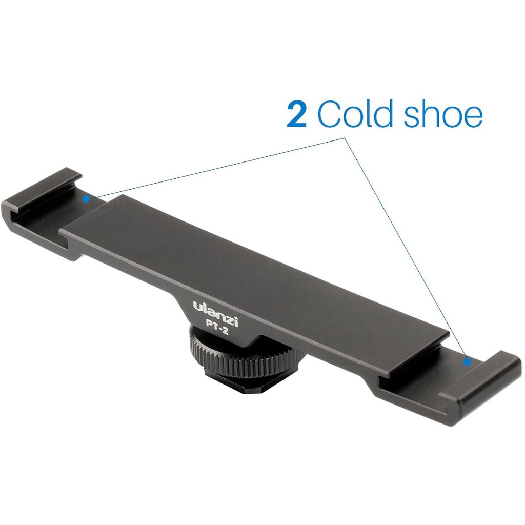 Ngàm mở rộng Ulanzi Tripod Dual Mount Cold Shoe PT-2