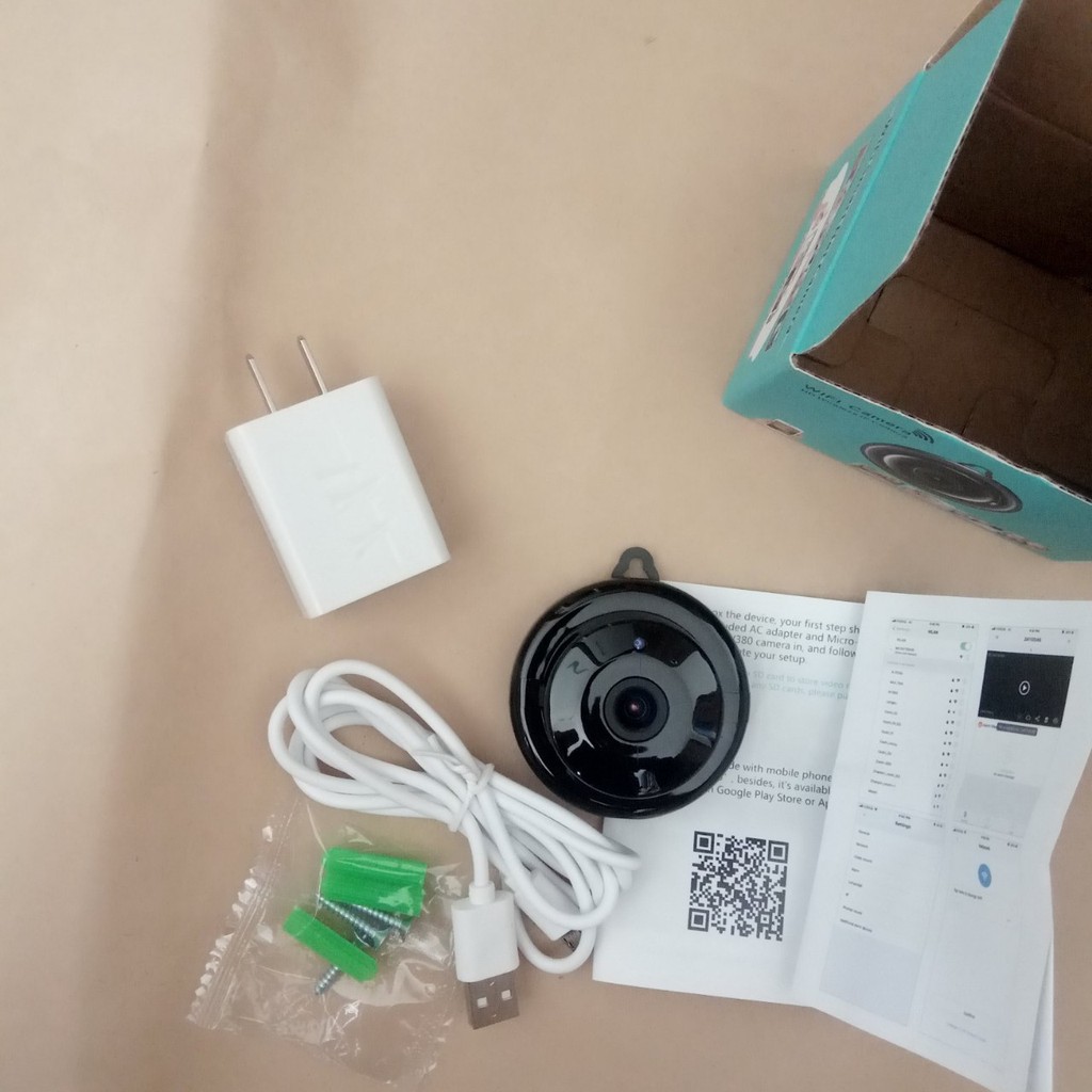 Camera IP Wifi Không Dây Mini Full HD 1080P có báo động chống trộm | BigBuy360 - bigbuy360.vn