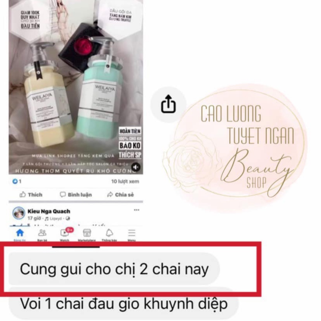 [Mini Test] Dầu Gội, Dầu Xã Phục Hồi Tóc Hư Tổn Đa Tầng Nấm TRUFFLE WEILAIYA giúp Chăm Sóc Tóc Khô Xơ Gãy Rụng