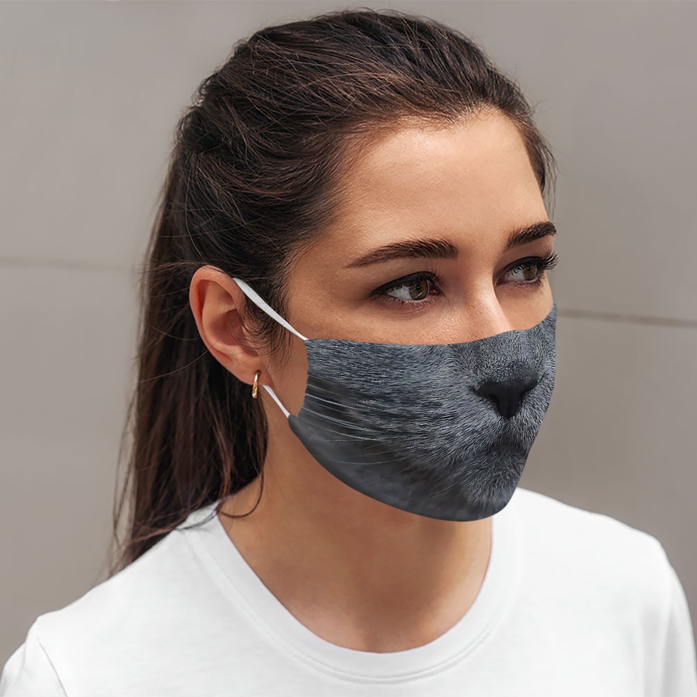 Khẩu trang hoạt hình trẻ em đáng yêu thú cưng cho bé dễ thương Mặt Thú Cưng CARTWELL vải cotton 100% dành cho nam nữ có