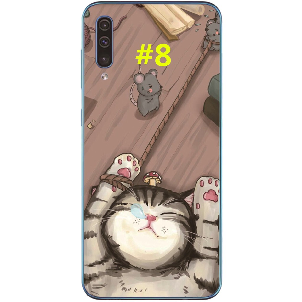 Ốp lưng in hình thú ngộ nghĩnh Samsung Galaxy A70 A50 A30 A20 A10 TPU Case