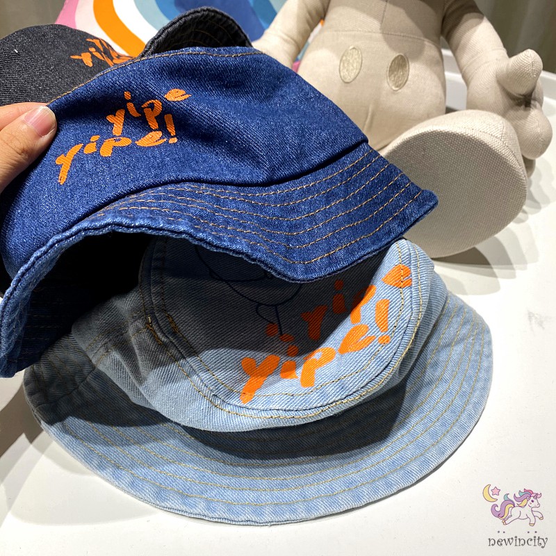 Mũ Cao Bồi Họa Tiết Chữ Cá Tính Thời Trang Mùa Thu Cho Trẻ Em