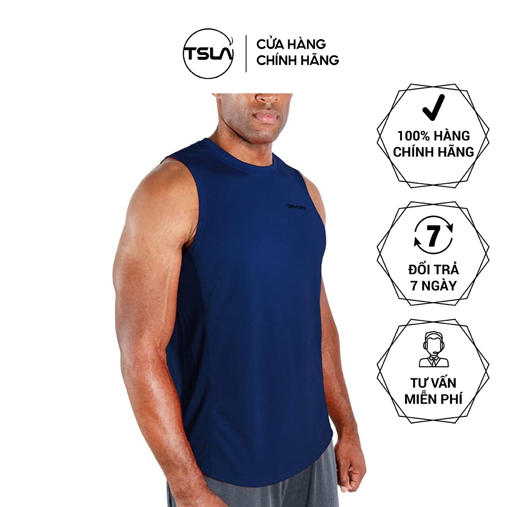 Áo thể thao ba lỗ nam Devops form rộng dạng lưới mặc tập gym work out Tank top