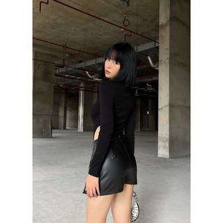 quần váy da lucie - leather skirt