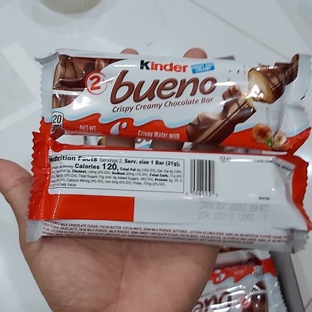 [SỈ LỐC 30 GÓI] Bánh Chocolate Nhân Hạt Dẻ Kinder Bueno Đậm Vị Chocolate Hạt Dẻ Thơm Béo