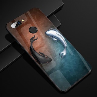 Ốp xiaomi mi 8 lite lưng kính cường lực cao cấp