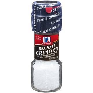 Muối Biển Không Chứa I-Ốt Có Nắp McCormick Sea Salt Grinder (Lọ 60gr, 2.12 Oz.) - USA
