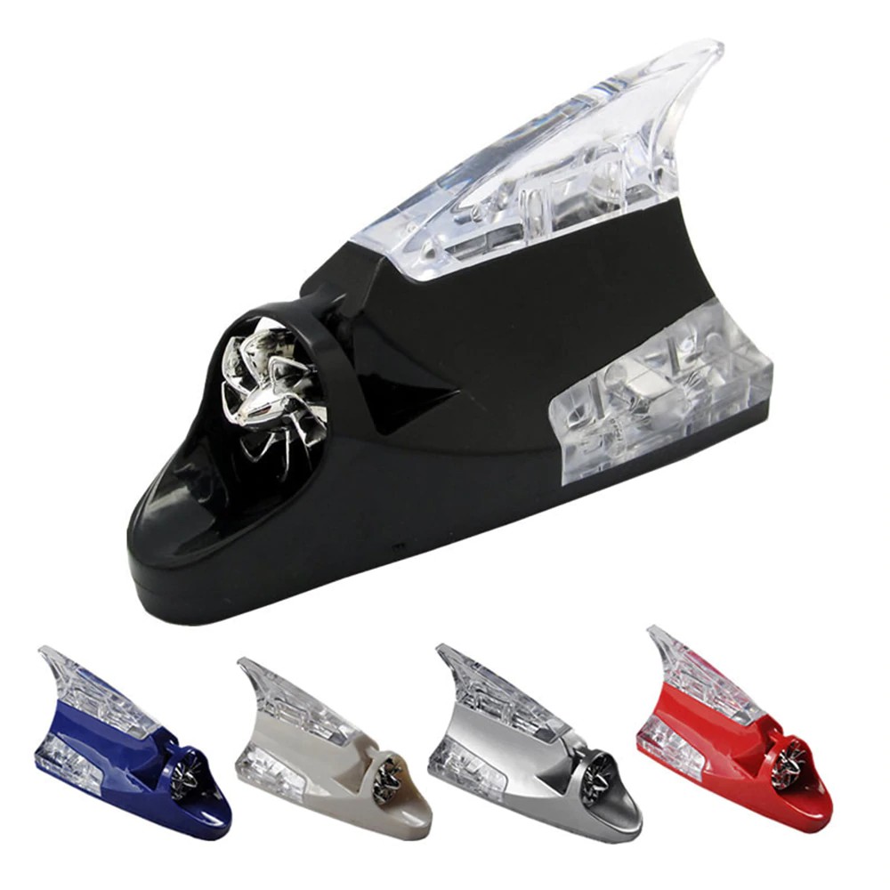 Durable Shark Fin Wind Warning Light Energy Lamp Power LED Safety Anti Collision for Emergency