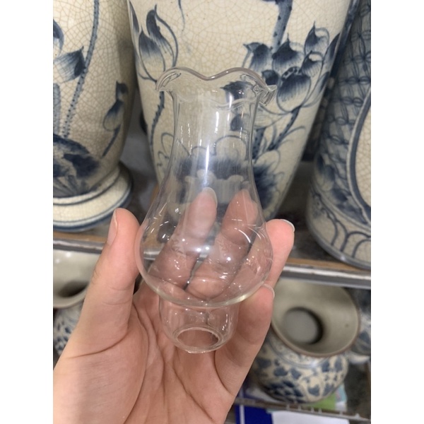 Đồ thờ cúng - Bóng đèn lẻ chụp đèn dầu thuỷ tinh