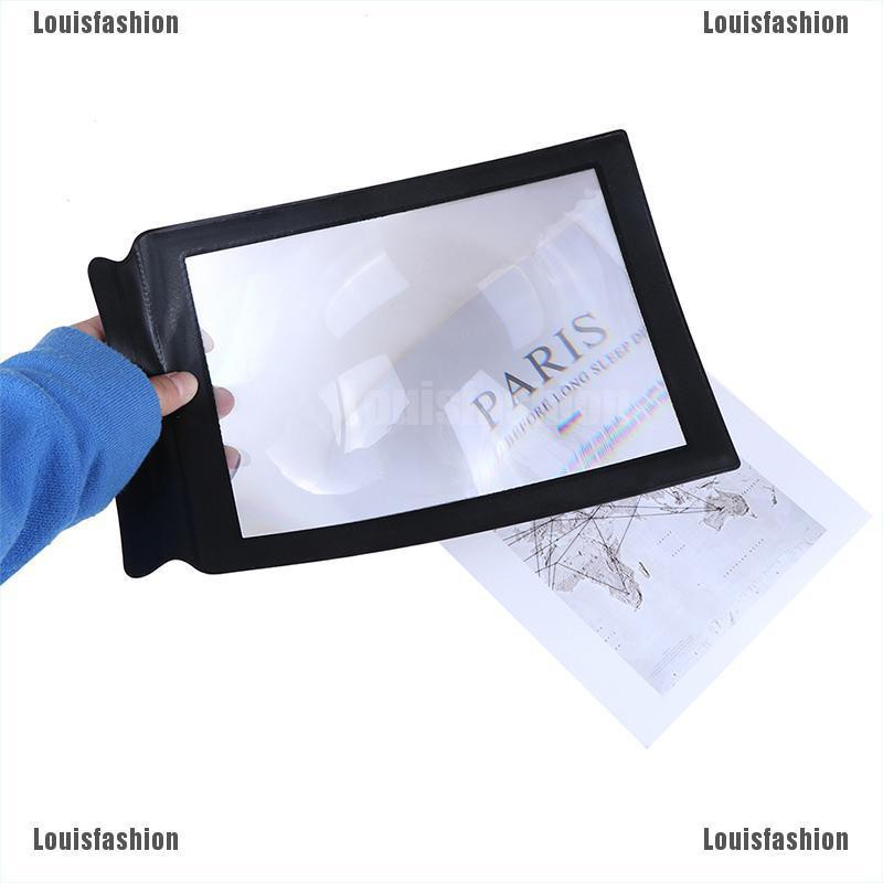 Kính Lúp Khổ A4 Hỗ Trợ Đọc Sách Tiện Dụng Cho Gia Đình / Văn Phòng