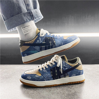 Air Force 1 2021 Giày graffiti Mới Giày nam đế thấp Giày thể thao thời trang Hàn Quốc