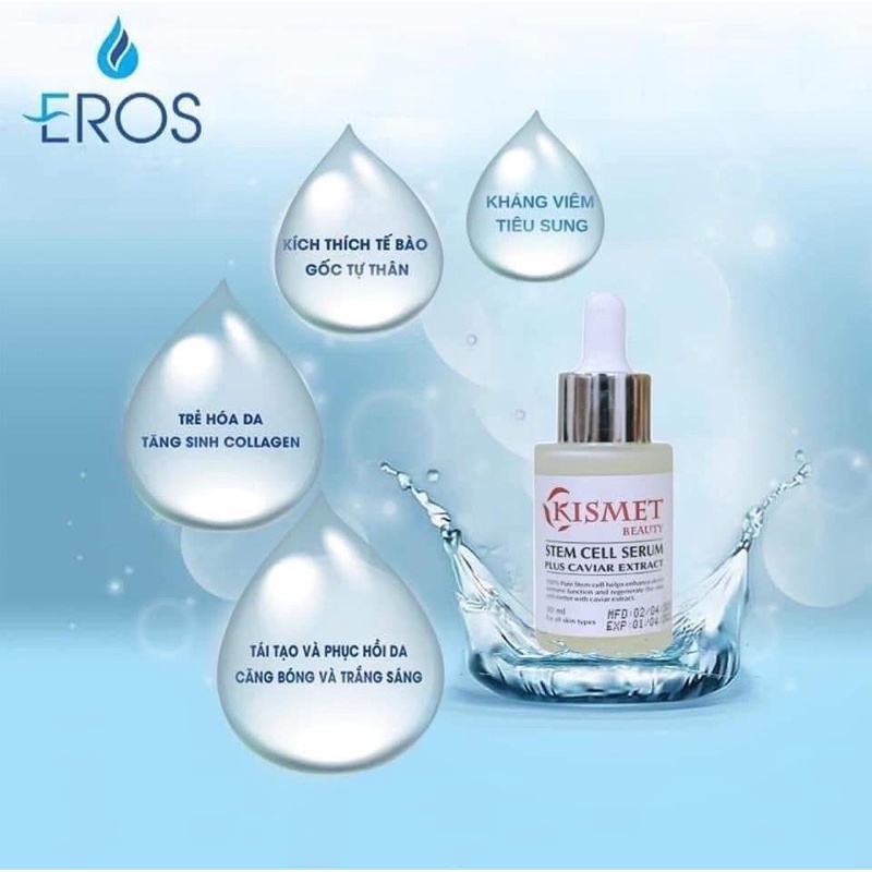 Tinh chất Tế Bào Gốc Kismet 30ml  tái tạo phục hồi trẻ hoá da - stem cell Kismet Đức