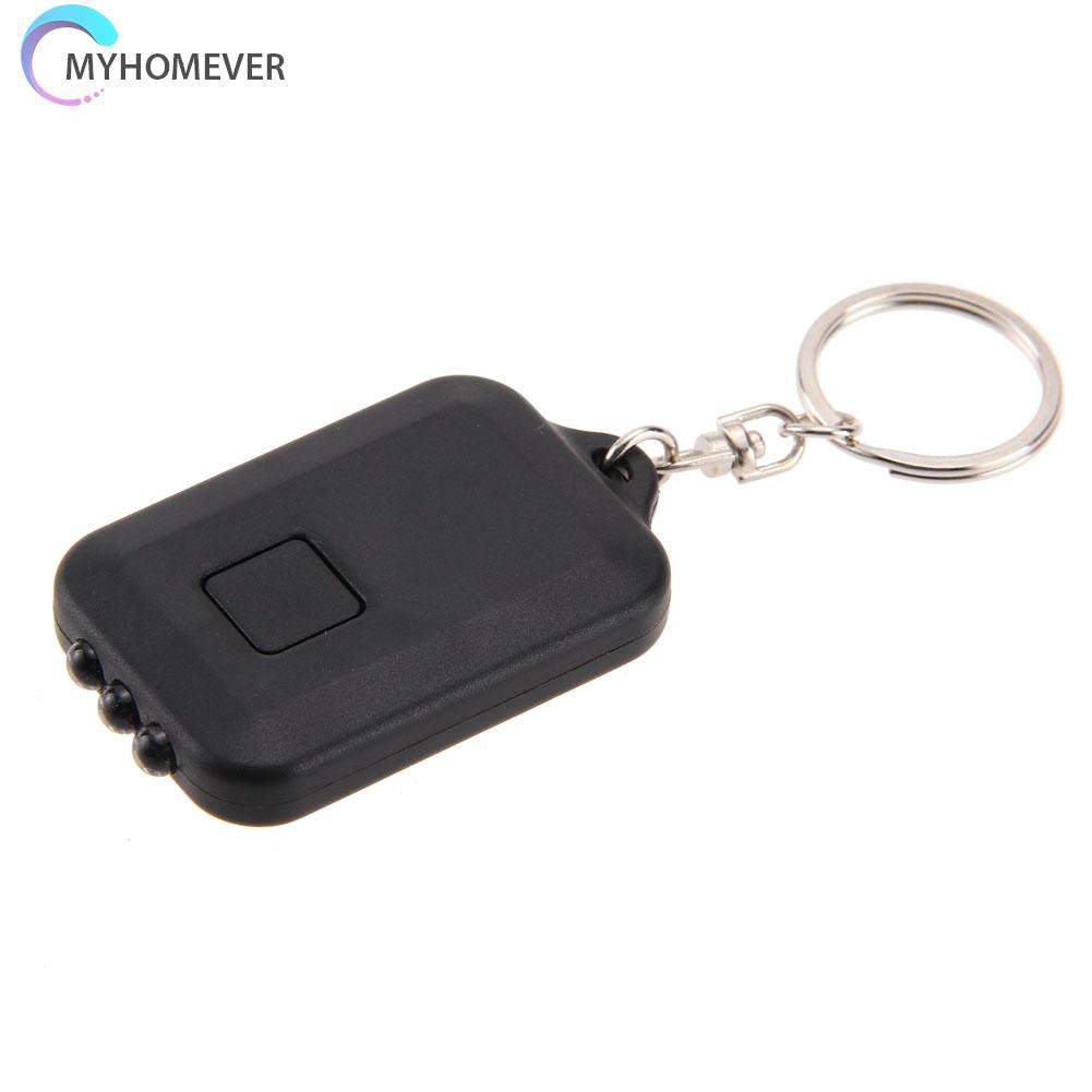 Móc chìa khóa tích hợp 3 bóng đèn LED năng lượng mặt trời