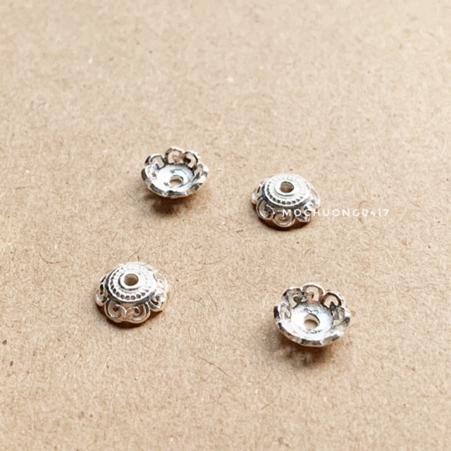 🔥 CHUYÊN SỈ 🔥 Charm ốp bạc cánh hoa hàng siêu đẹp - Bạc tốt loại 1, PH248