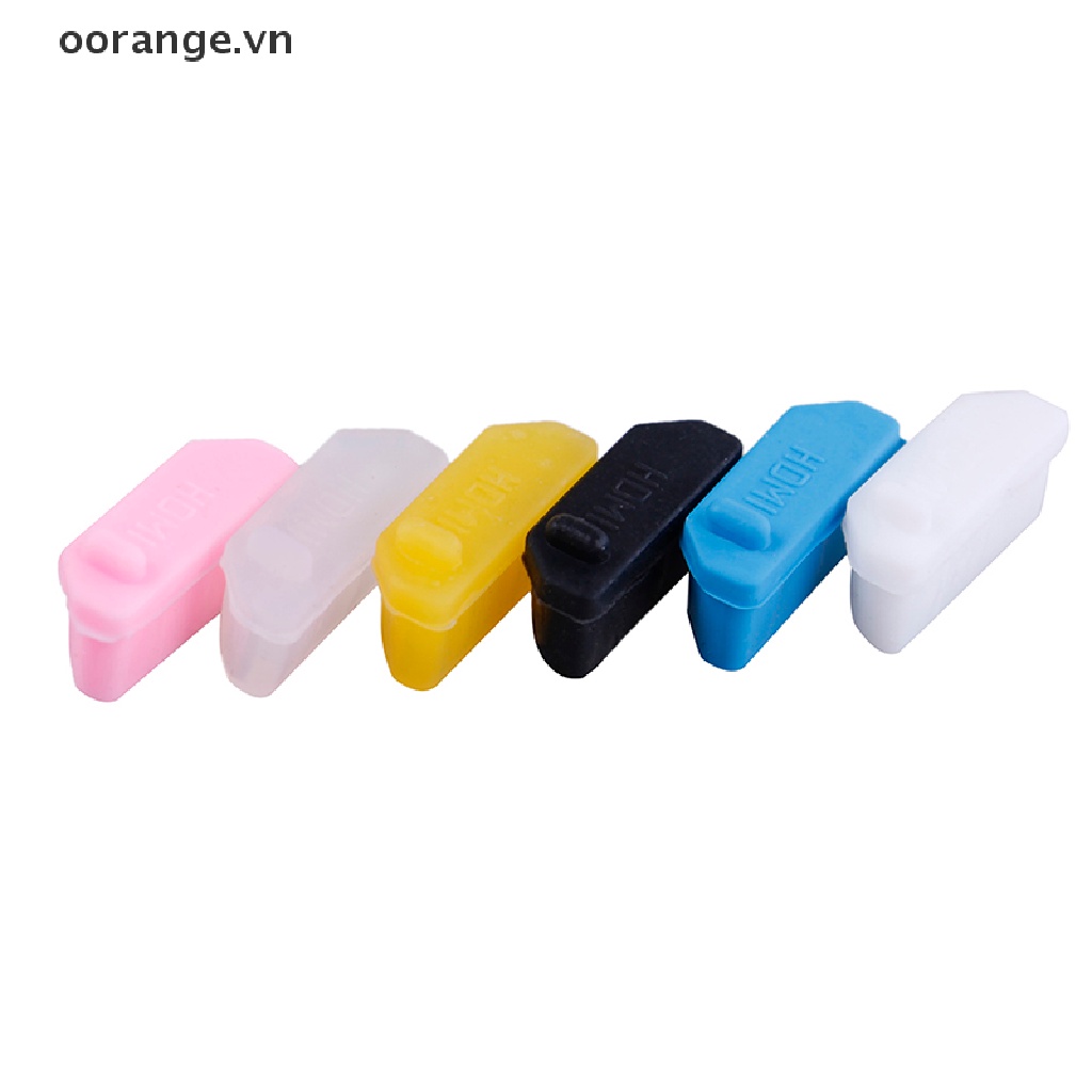 Bộ 10 miếng vỏ silicone chống bụi cho đầu HDMI cao cấp