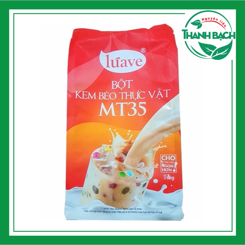 Bột Kem Béo Thực Vật MT35 Luave 1kg dùng pha chế trà sữa, làm kem